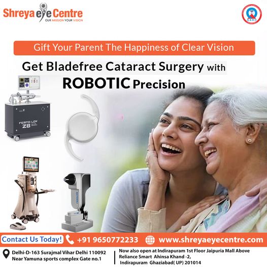 Best Hospital in Delhi for Blade Free Cataract Surgery